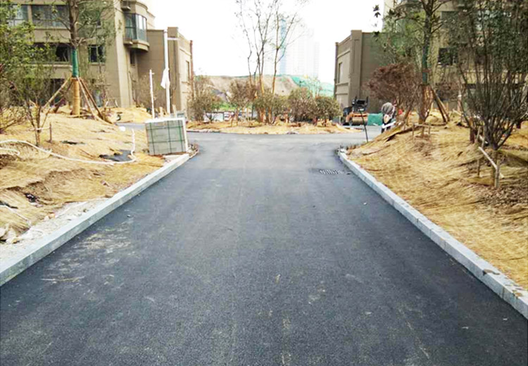 濟寧城投錦園小區(qū)路面