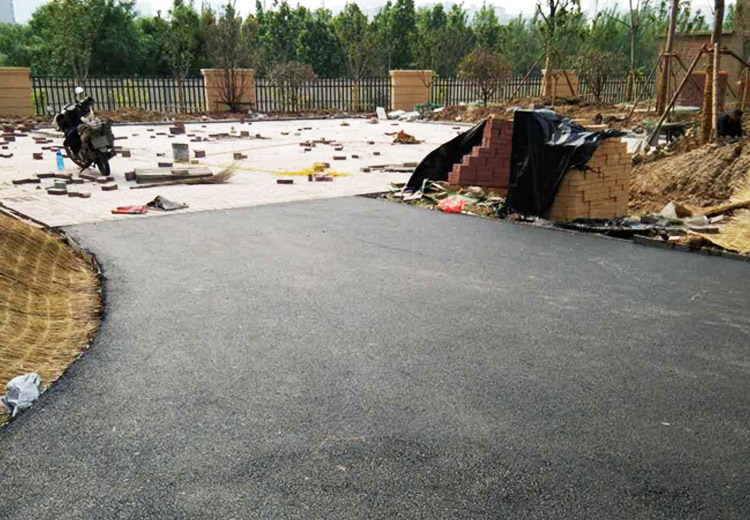 濟寧城投錦園小區(qū)路面