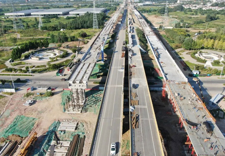 濟寧內(nèi)環(huán)高架路面工程